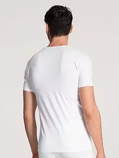 Приталенная футболка с V-образным вырезом Calida 14241к_001 Белый 1 распродажа